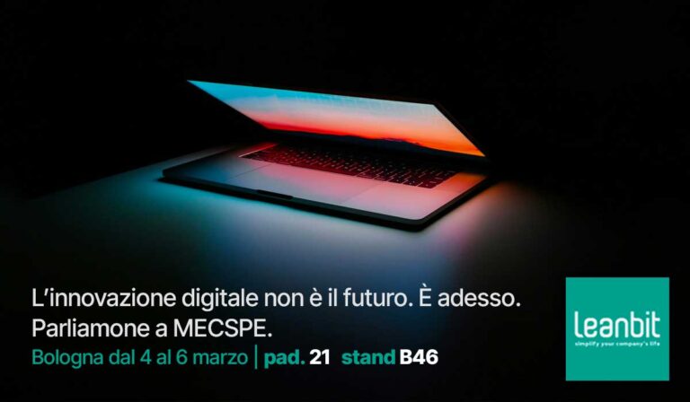 Leanbit a MECSPE: digitalizzare i processi, dall’ufficio alla fabbrica